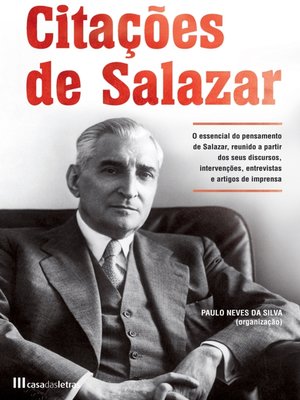 cover image of Citações de Salazar